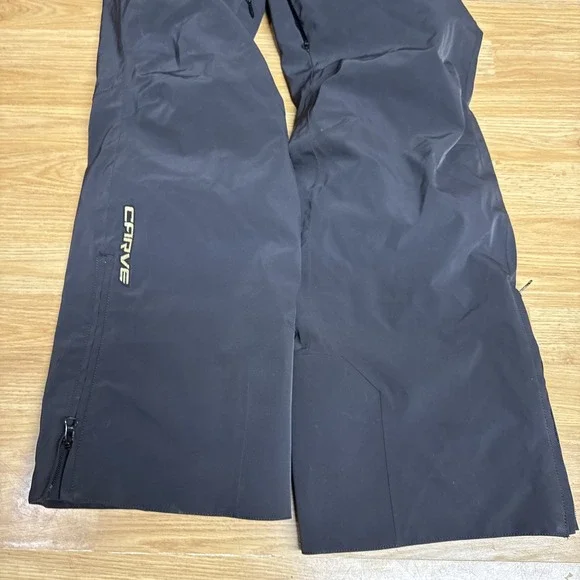 Carve Cpt24 Men's 2XL Black Ski Snowboard Pants Adjustable Waist - Picture 7 of 10